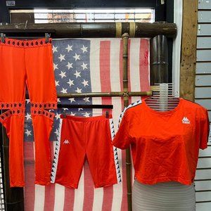 NWT Kappa 3pc T-shirt shorts trouser